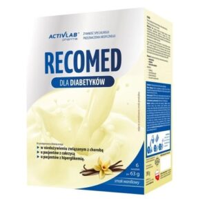 RecoDiab koktail odżywczy smak wanilia 6x77g 1szt DLA DIABETYKÓW